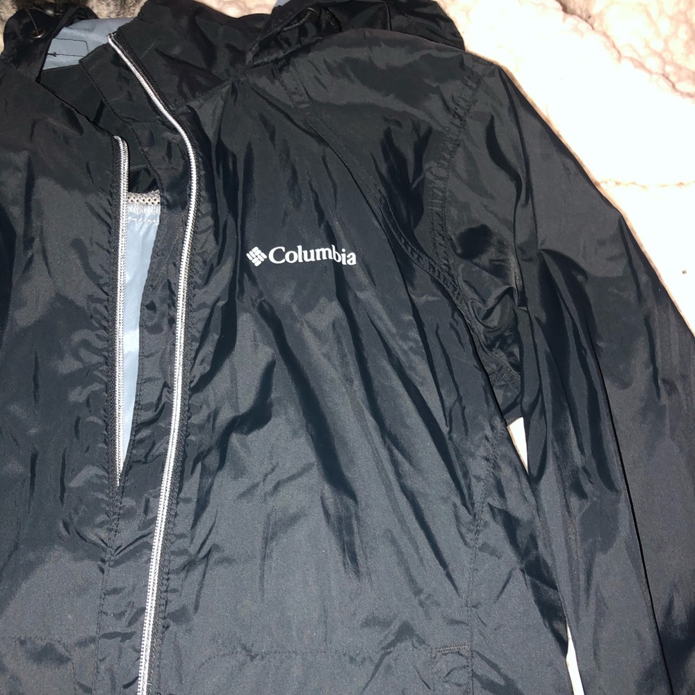 Black Colombia windbreaker